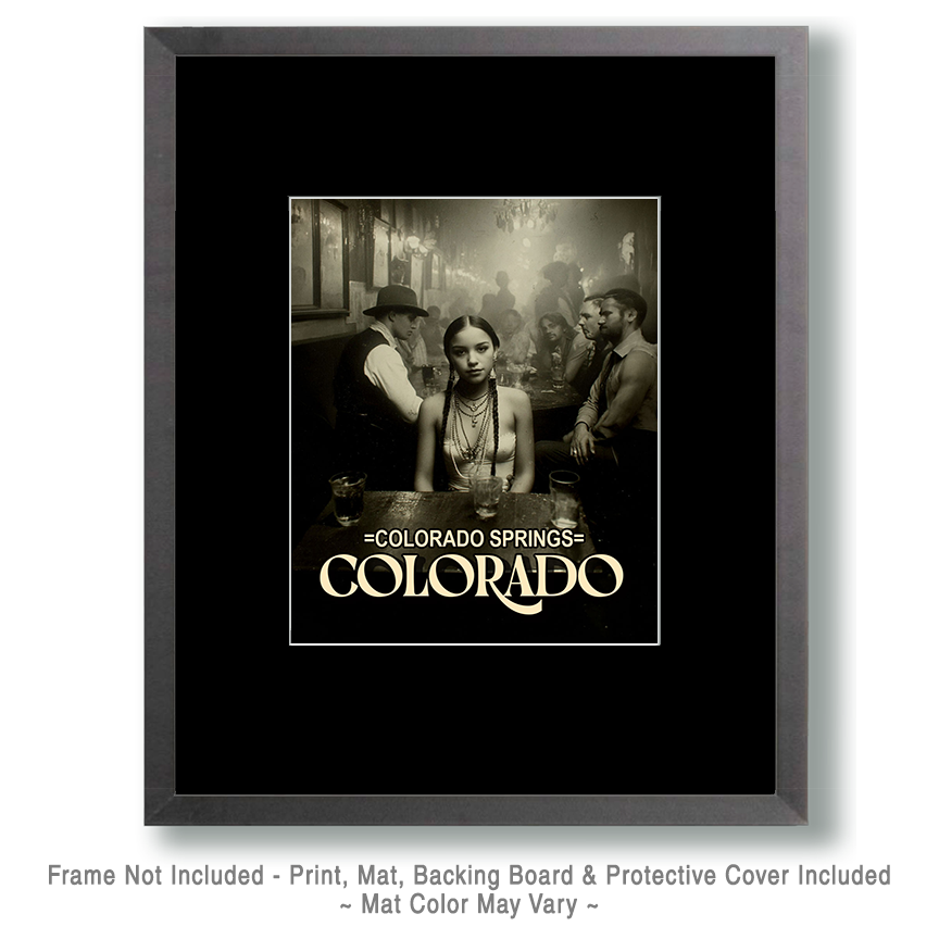 It's Been a Long Night - Colorado Springs Souvenir Art Print - Image 2