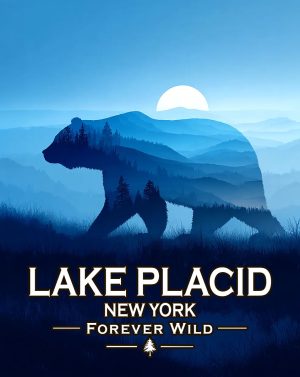 Lake Placid New York - Forever Wild - Wild Bear Spirit Wildlife