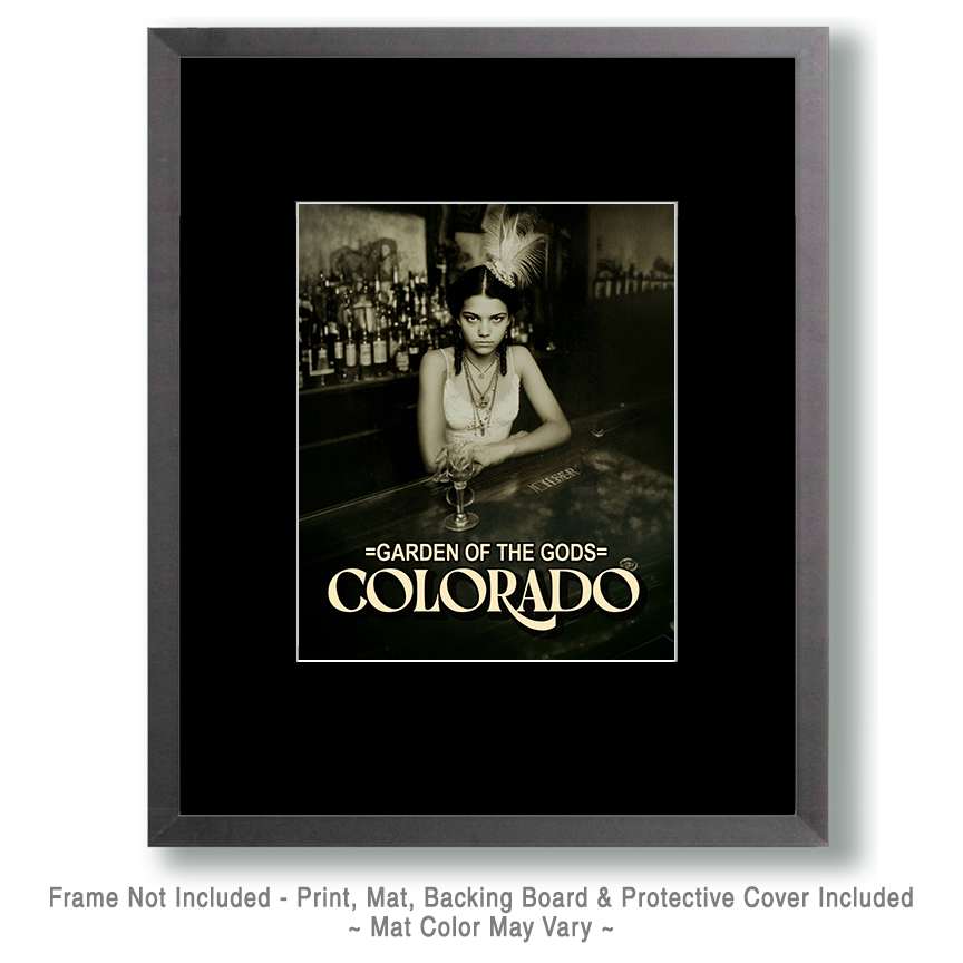 Lucia from Oklahoma - Garden of the Gods Souvenir Art Print - Image 2