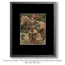 Huntress Smoking a Joint - Weed Wall Art Print