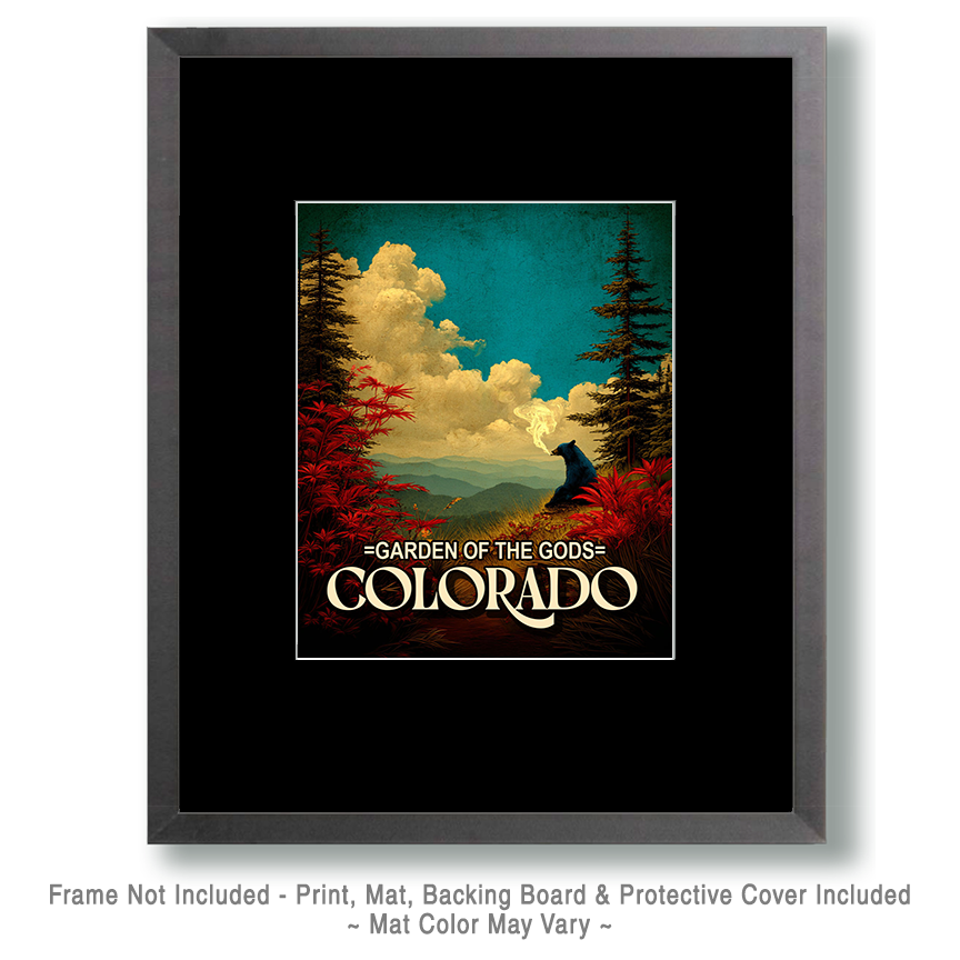 One High Bear - Garden of the Gods Souvenir Art Print - Image 2
