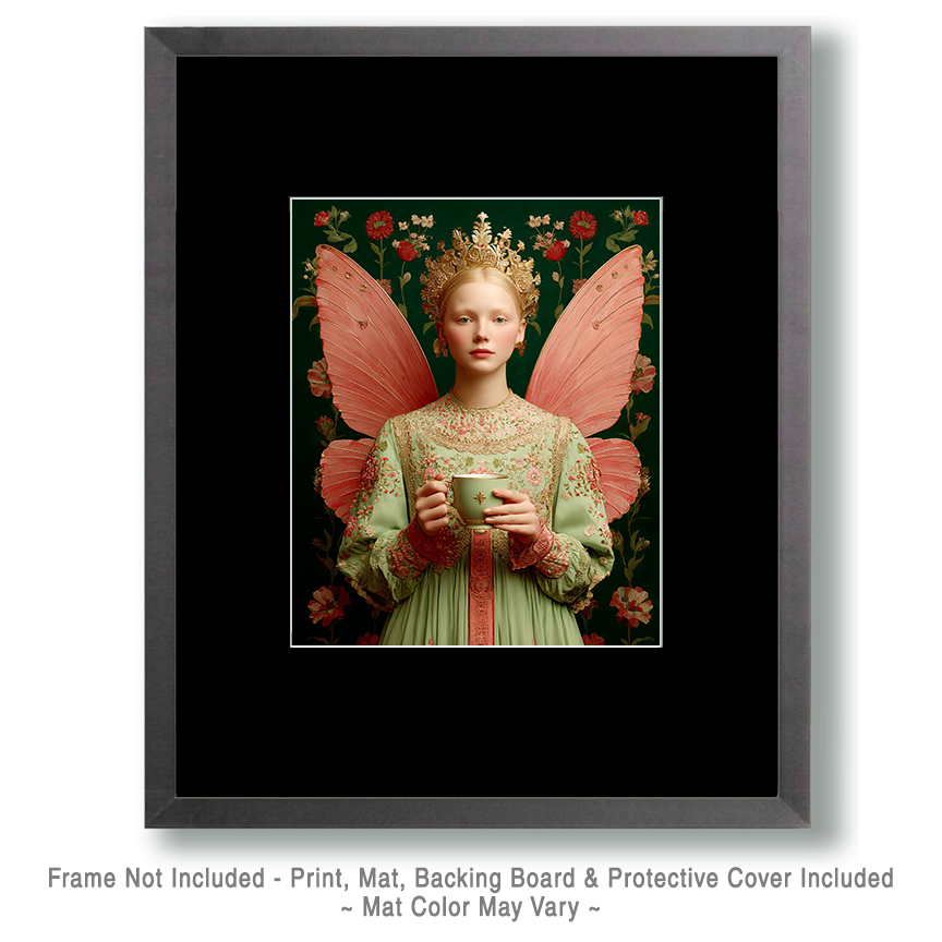 Princess Shari Enjoying a Cup of Tea - Morning Magic - Faires Art Print - Image 2