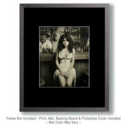 Lacricia from El Paso - B&W Old West Saloon Girl Art