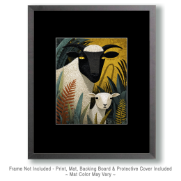 Deco Sheep Mom & Lamb - Sheep Art