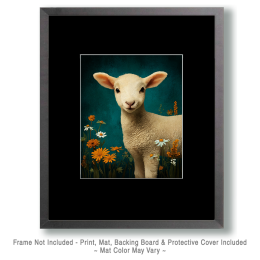Young Lamb - Sheep Art