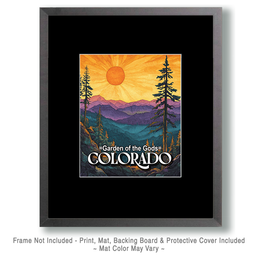 Sunny Summer Day - Garden of the Gods Souvenir Art Print - Image 2