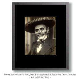 Catrines Antiguos - Black & White Southwestern Style Art