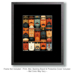 Many Faces - Southwestern Style Art