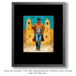 Heading Home from Church - Southwestern Style Art