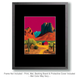 Red Sky - Southwestern Style Art