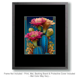 Jewel-Tone Cactus - Southwestern Style Art
