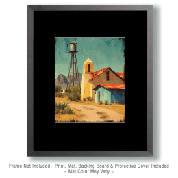 Iglesia Pequeña - Southwestern Style Art