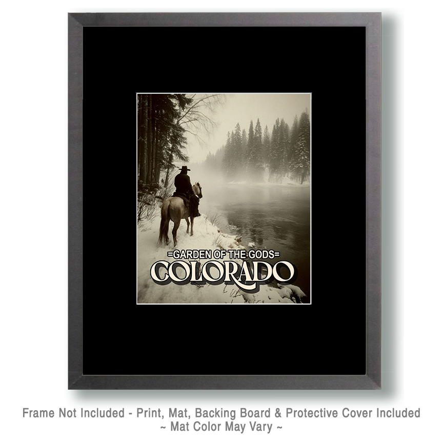 Tough Crossing - Garden of the Gods Souvenir Art Print - Image 2