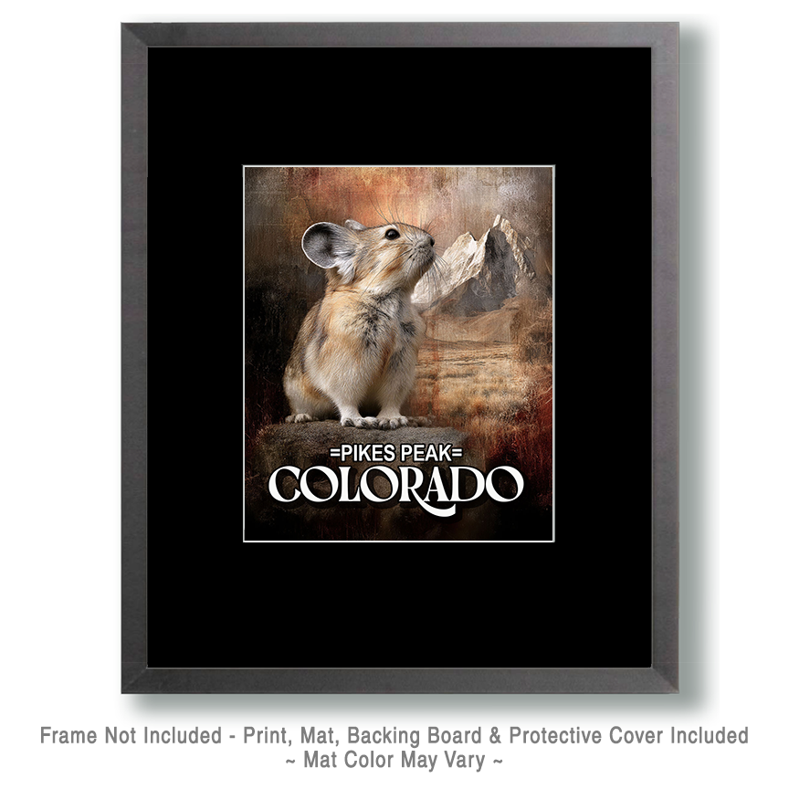 Vintage Pika - Pikes Peak Souvenir Art Print - Image 2