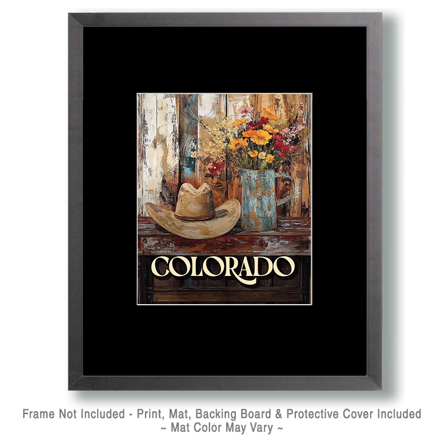 Western Still Life - Colorado Souvenir Art Print - Image 2