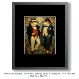 Toads from Tallahassee - Funny Wine Art