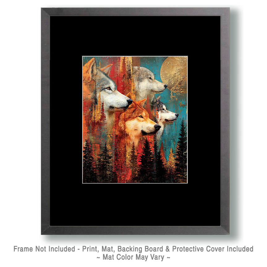 Wolf Spirits - Wolves Art