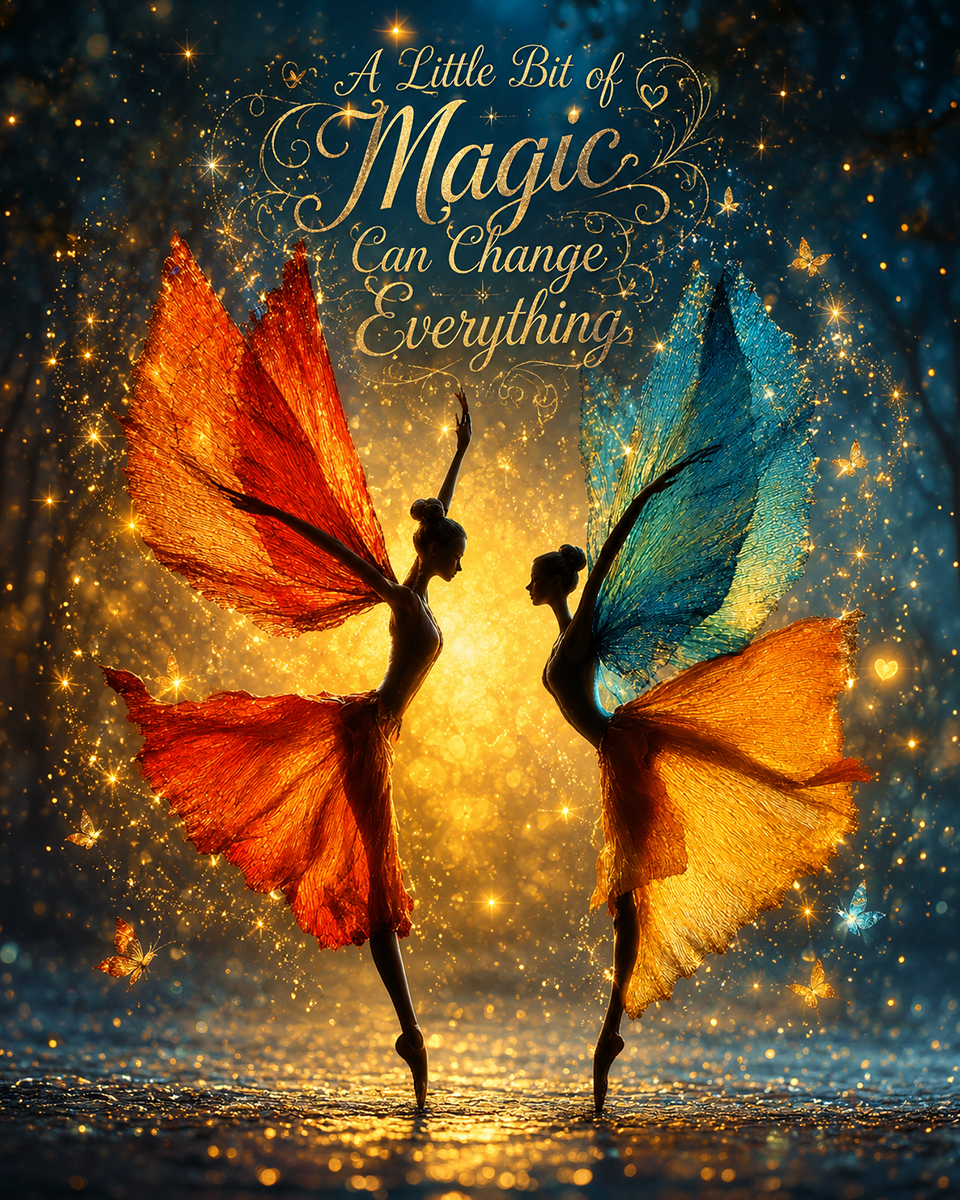 A Little Bit of Magic Can Change Everything - Fairy Wall Art