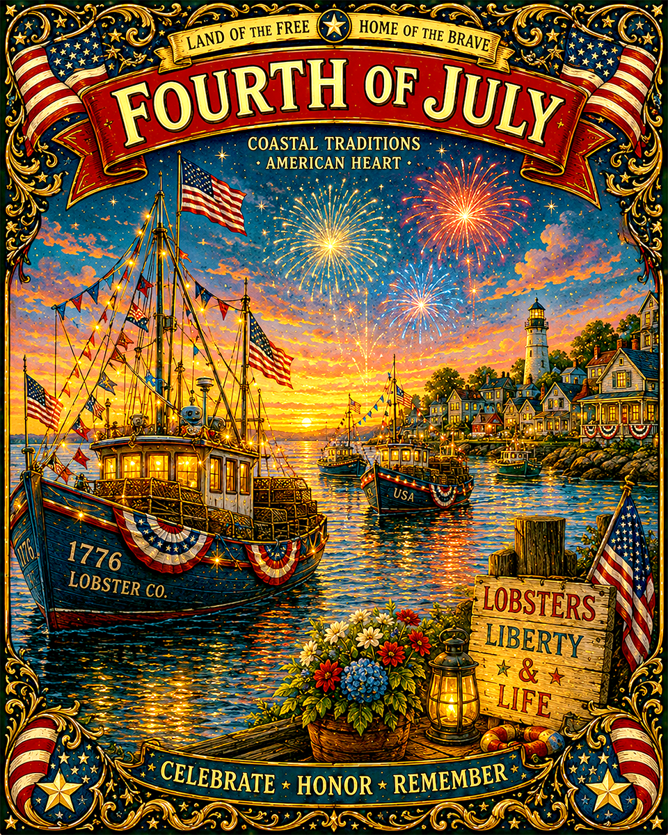 American Coastal - USA 250th Anniversary Art Print