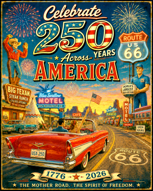 Americana - USA 250th Anniversary Art Print
