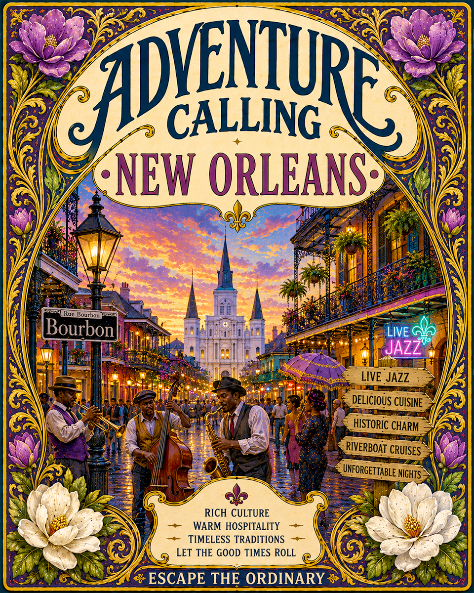 Art Nouveau New Orleans - Adventure Calling