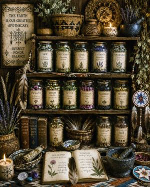 BOHO Apothecary Shelves - Cottagecore Art Prints