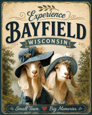 Bayfield Wisconsin - Goat Sisters Agri-Tourism Art Print