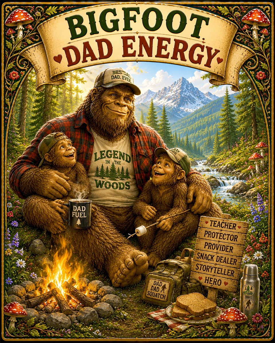 Bigfoot Dad Energy