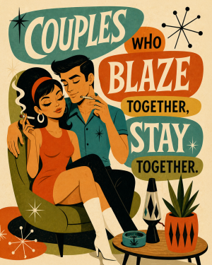 Blaze Together - Marijuana Poster