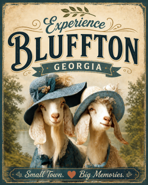 Bluffton Georgia - Goat Sisters Agri-Tourism Art Print