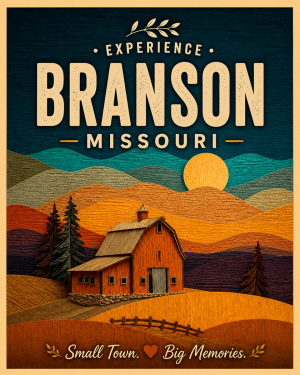 Branson Missouri - Red Barn Agri-Tourism Art Print