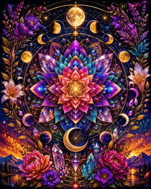 Brilliant Mandala - Metaphysical Art Prints & Spiritual Wall Decor
