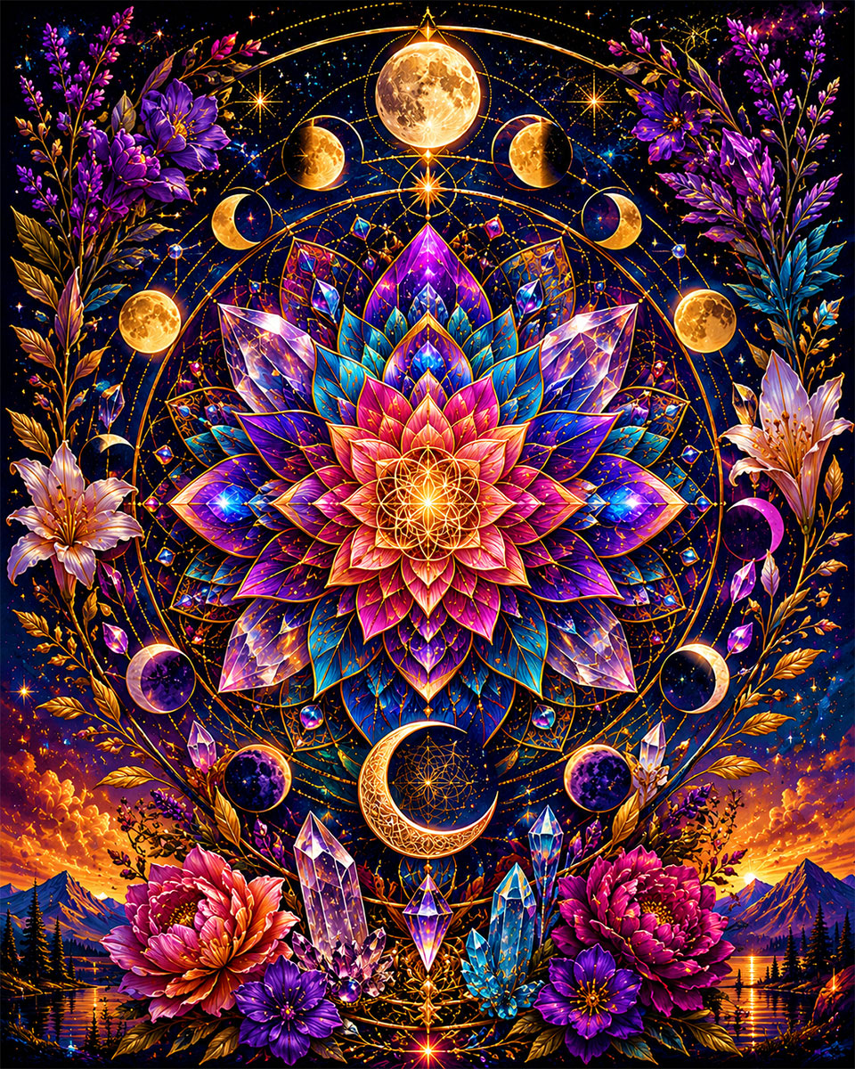 Brilliant Mandala - Metaphysical Art Prints & Spiritual Wall Decor