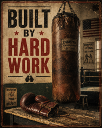 Built by Hard Work - Martial Arts Artwork
