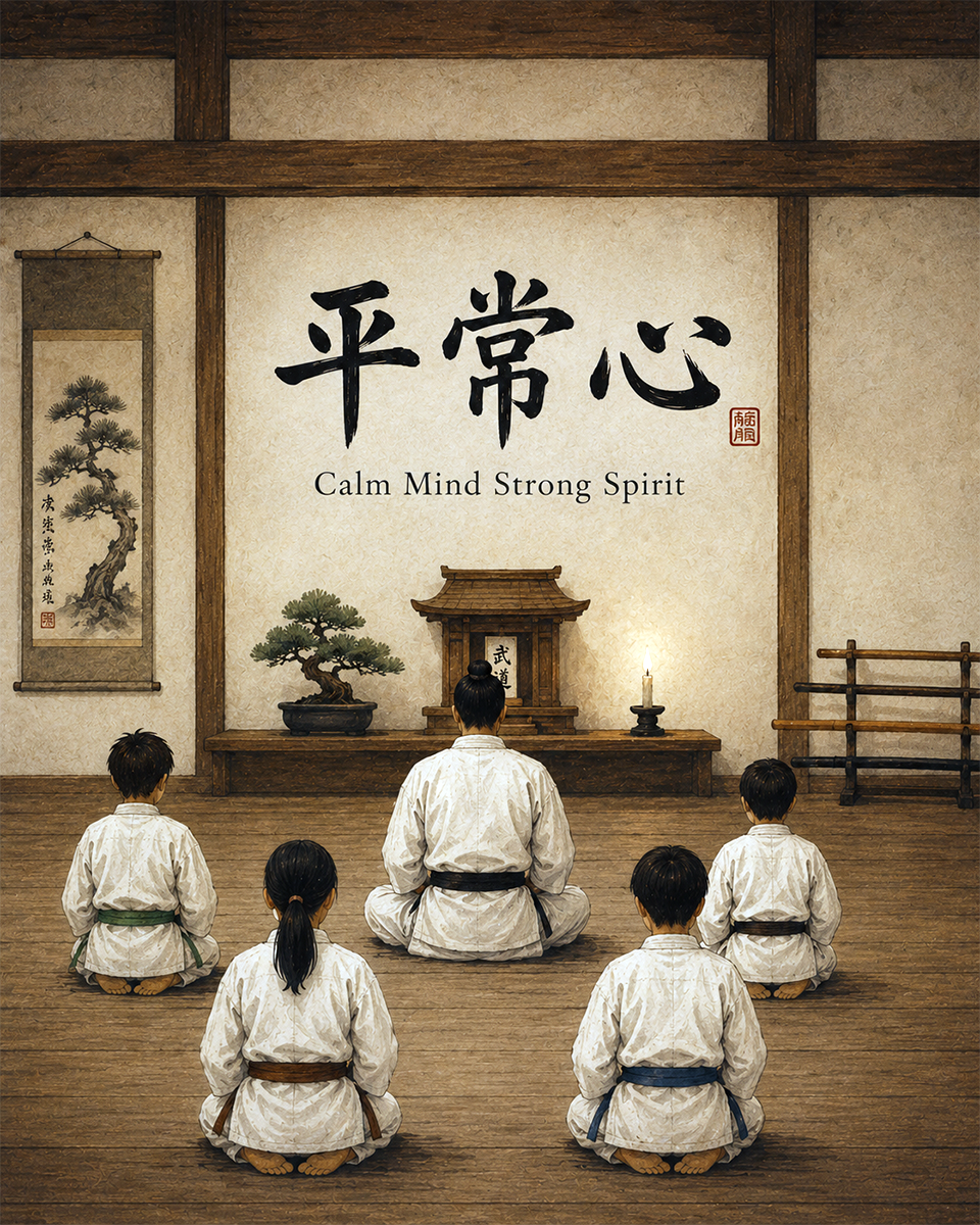 Calm Mind Strong Spirit II - Martial Arts Artwork