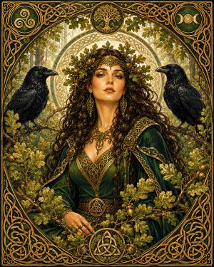 Celtic Witch - Wiccan and Pagan Artwork