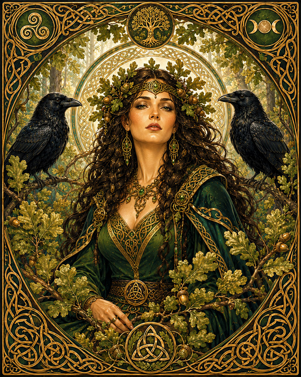 Celtic Witch - Wiccan and Pagan Artwork