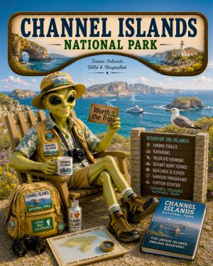 Channel Islands National Park Souvenir Art Print