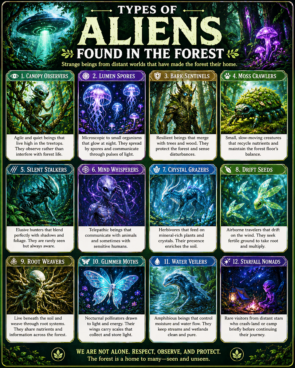 Chart - Types of Aliens Found in the Forest