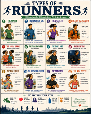 Chart - Types of Runners - Gift Shop Artwork