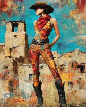 Chic Cowgirl Skye Print Wholesale Pack - Retail Ready Matted Western Gift Shop Decor.png