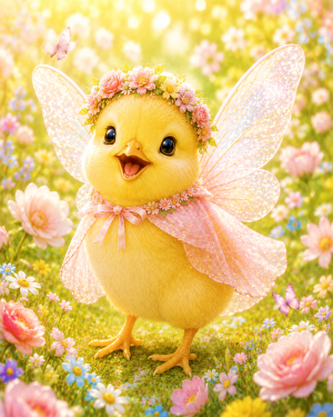 Chick Fairy - Animal Fairies - Children's Fantasy Artwork