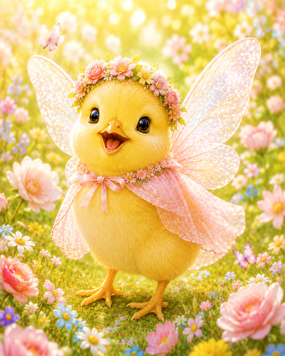 Chick Fairy - Animal Fairies - Children's Fantasy Artwork