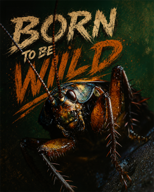 Cockroach - Born to Be Wild - Wildlife Art Print