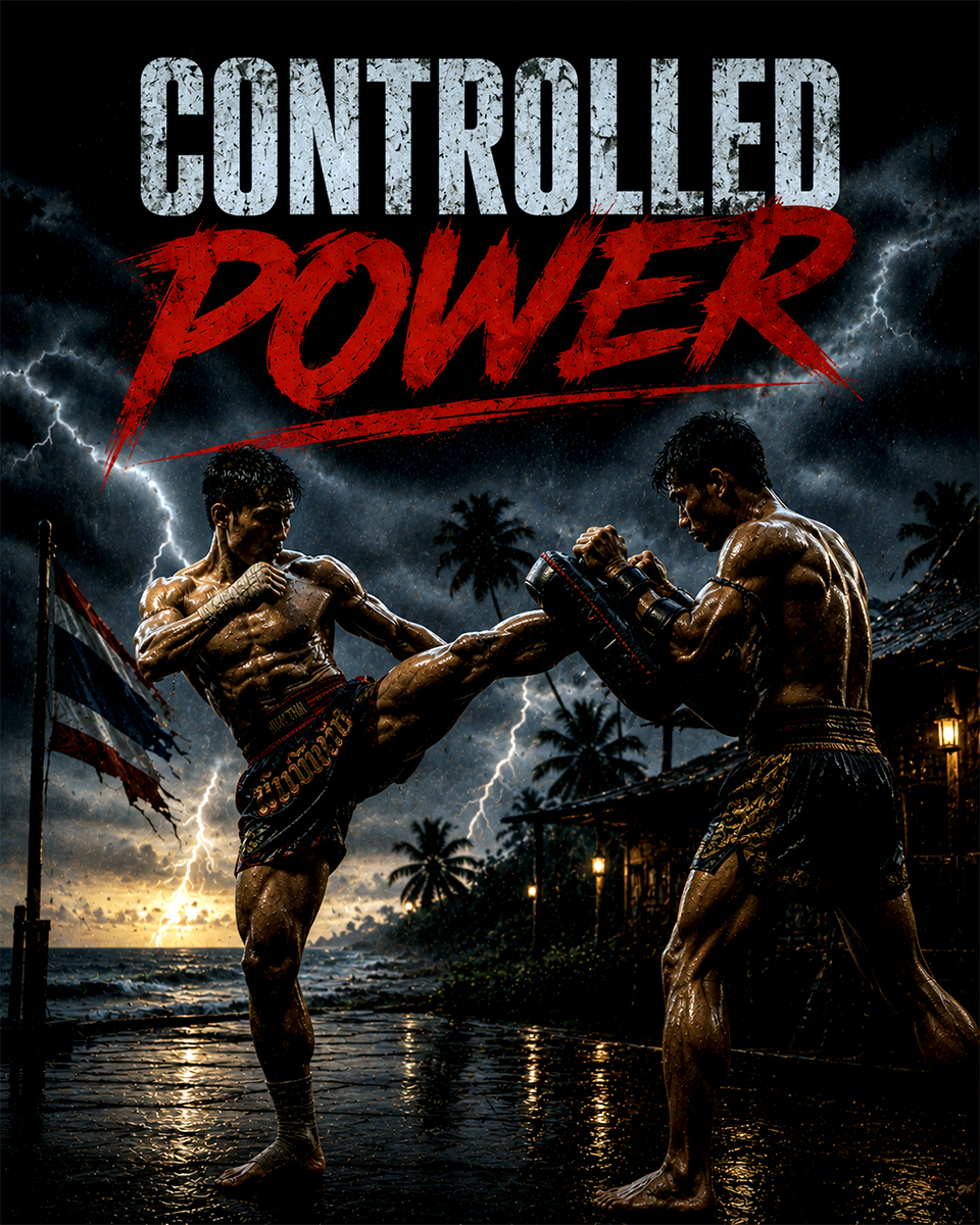 Controlled Power - Martial Arts Artwork