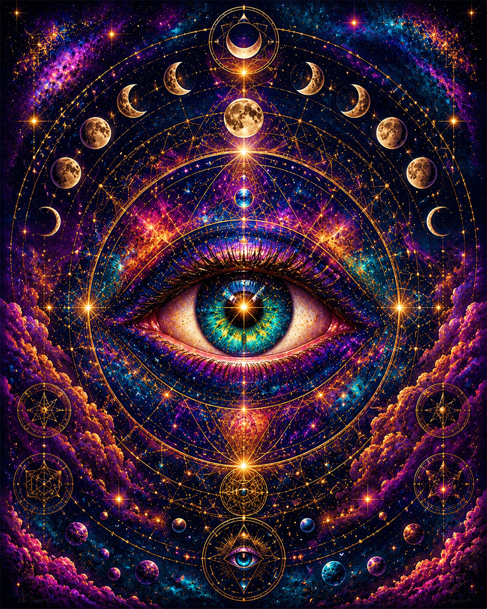 Cosmic Eye - Metaphysical Art Prints & Spiritual Wall Decor