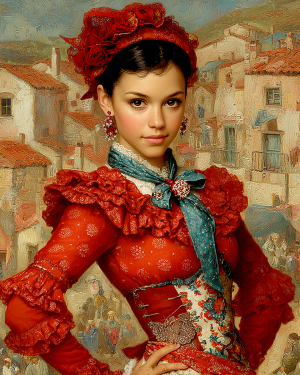 Cowgirl Loretta Art Print - Wholesale Matted Prints - Western Wall.png