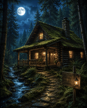 Cozy Cabin - Cottagecore Art Prints
