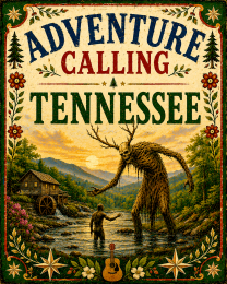 Cryptid Art Print - Tennessee - Adventure Calling