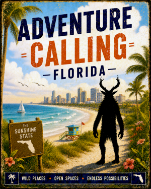 Cryptid Art - Florida - Adventure Calling